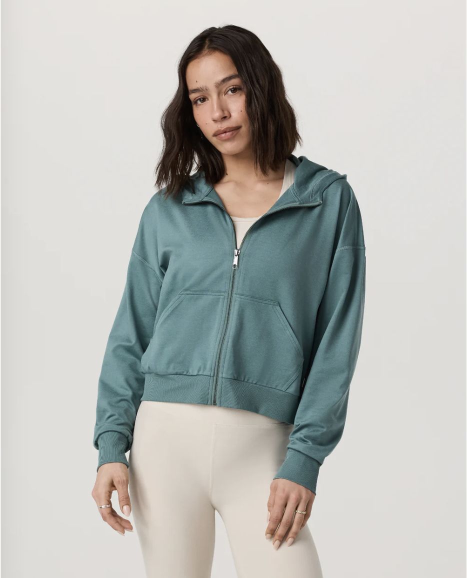 Halo Modern Full Zip Hoodie Bluegrass Heather