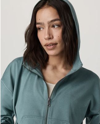 Halo Modern Full Zip Hoodie Bluegrass Heather