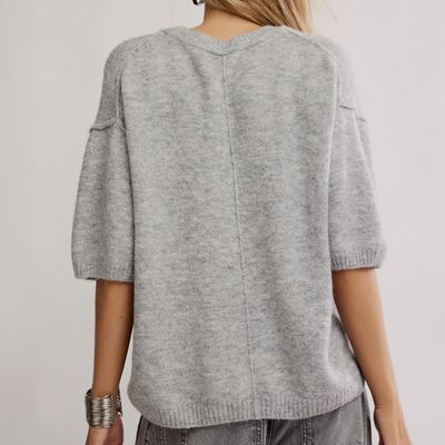 Free People Margot Sweater Grey