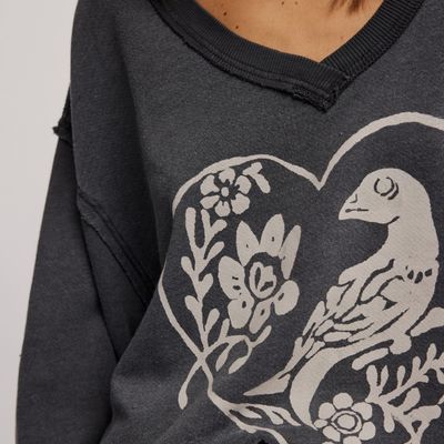 Free People WTF Venice V-Neck