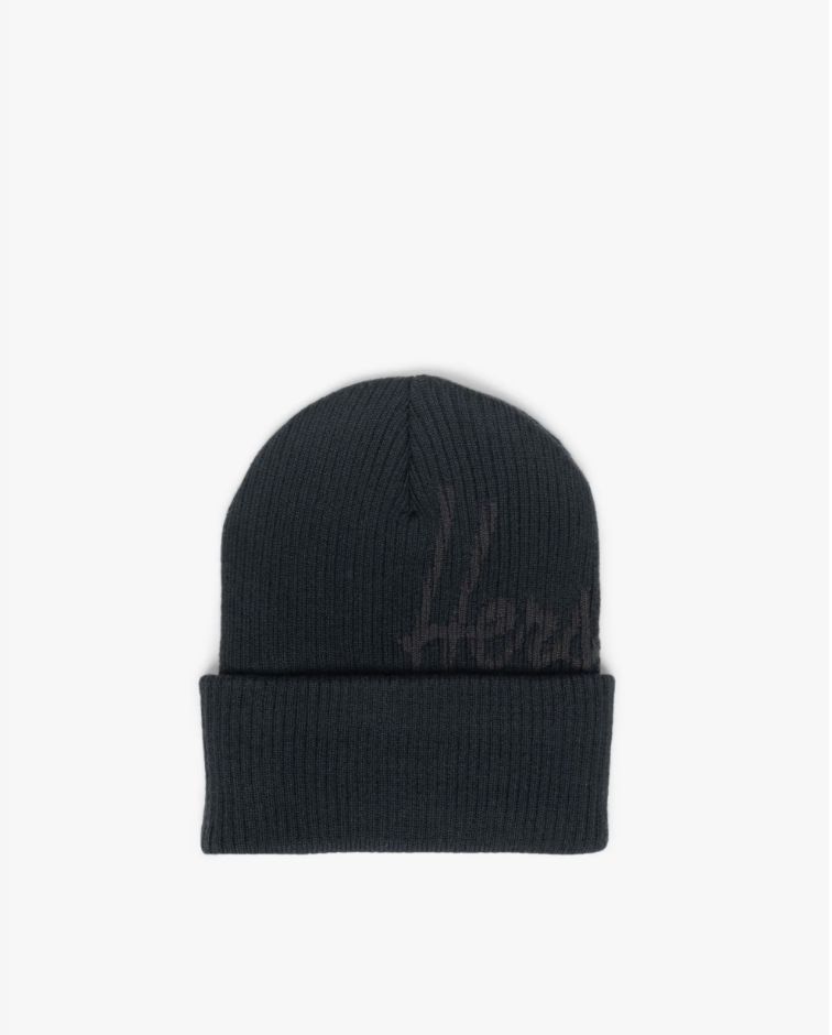 Herschel Elmer Script Beanie Pirate Black