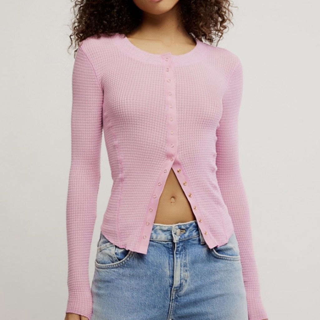 Free People Going Places Cardi Orchid Smoke