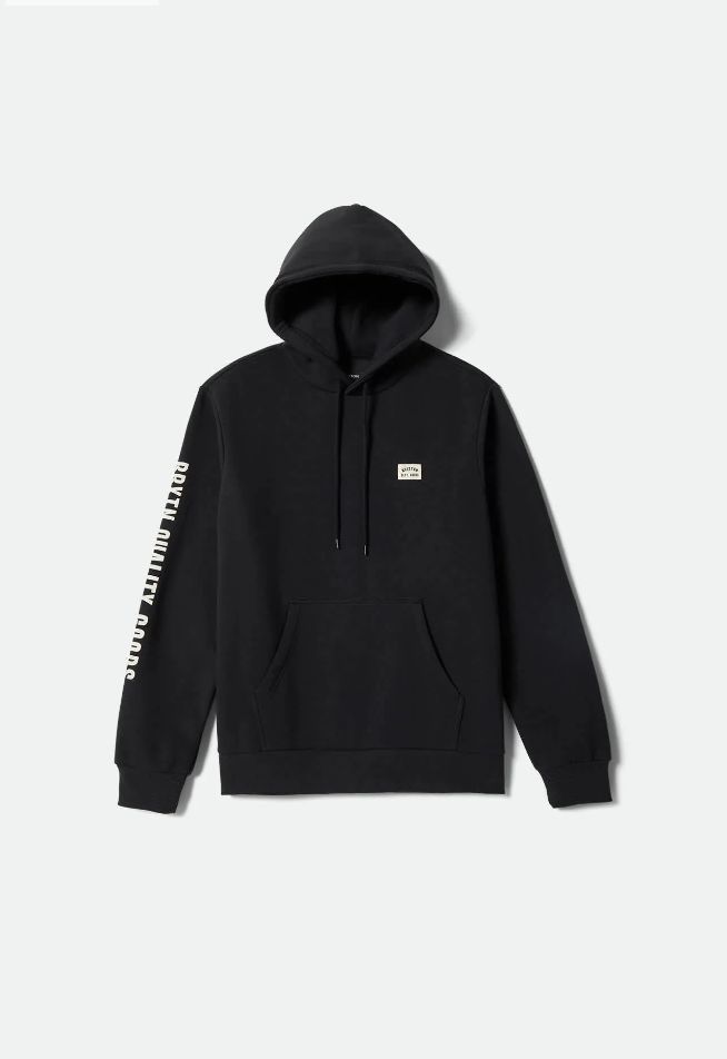 Brixton WOODBURN HOODIE Black