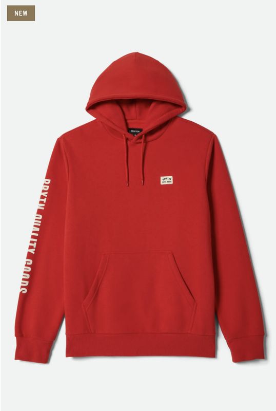 Brixton Woodburn Hoodie RED