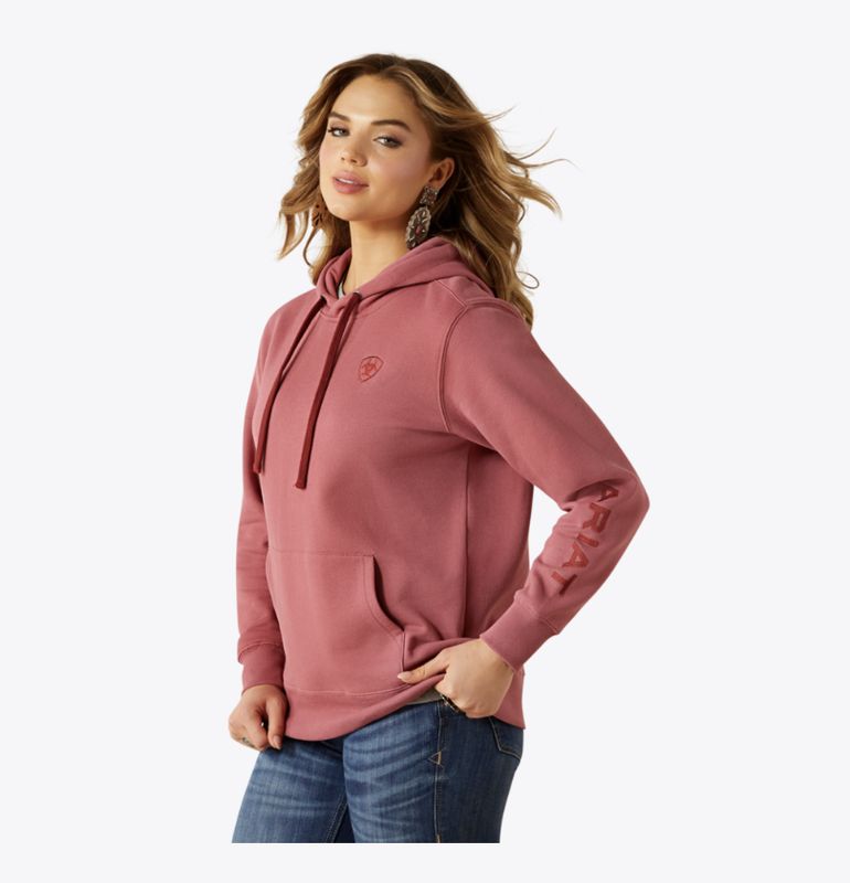 Ariat Logo 2.0 Hood Mauvewood