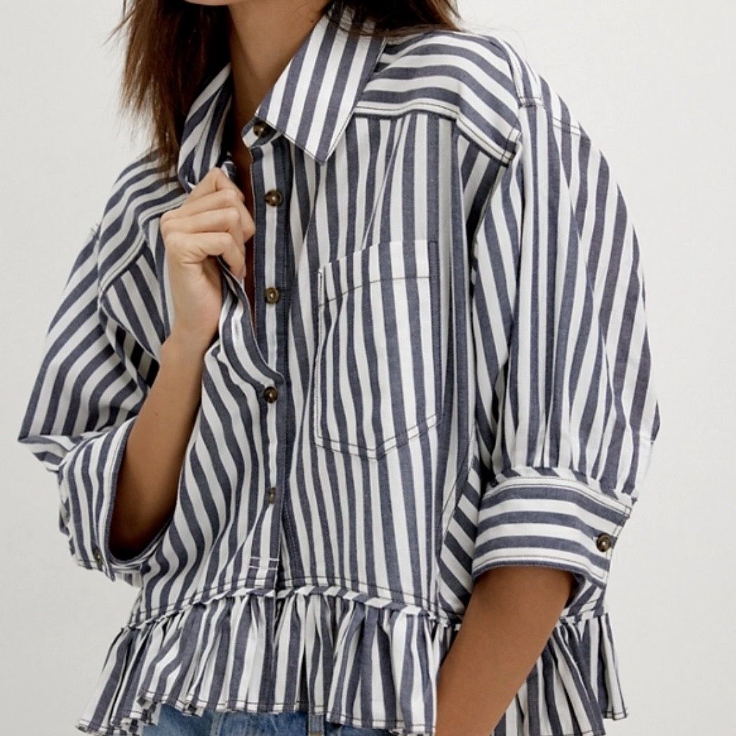 Free People Bailey Stripe Shirt