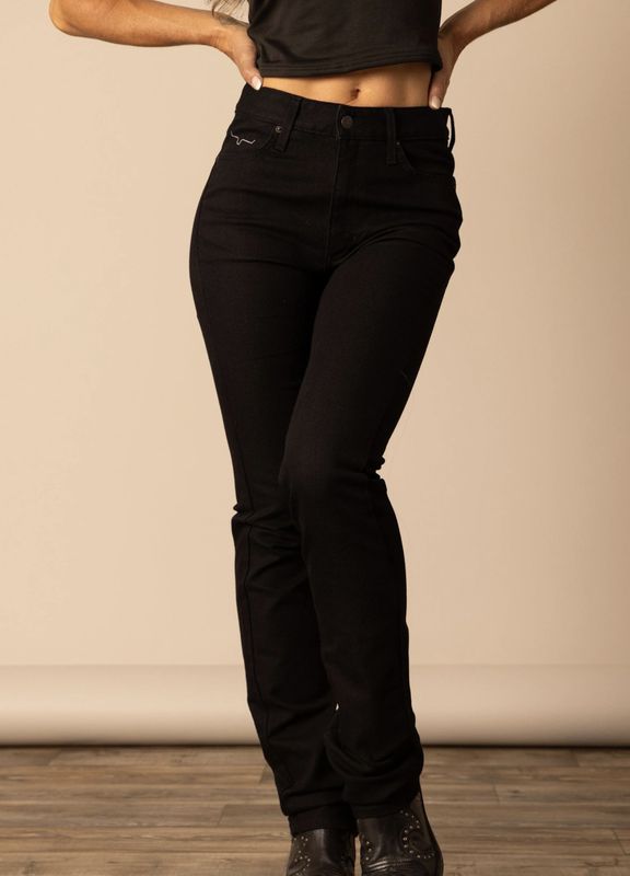 Kimes Sarah Black Slim Boot Jean