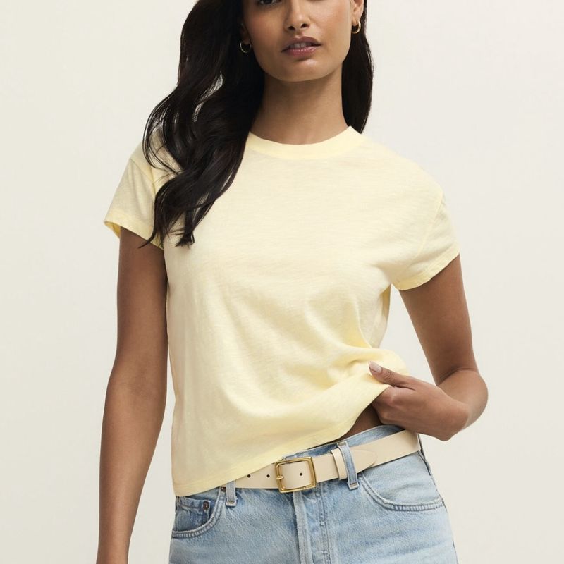 Z Supply Modern Slub Tee Pineapple