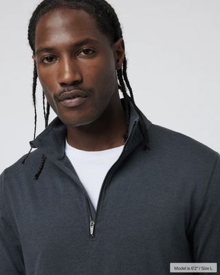 Vuori Coronado Half Zip Midnight Heather