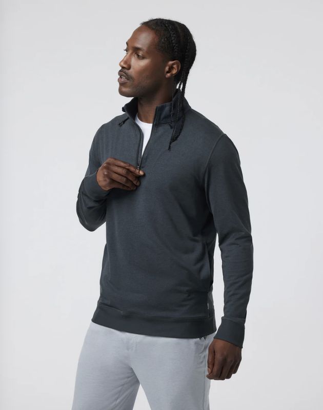 Vuori Coronado Half Zip Midnight Heather