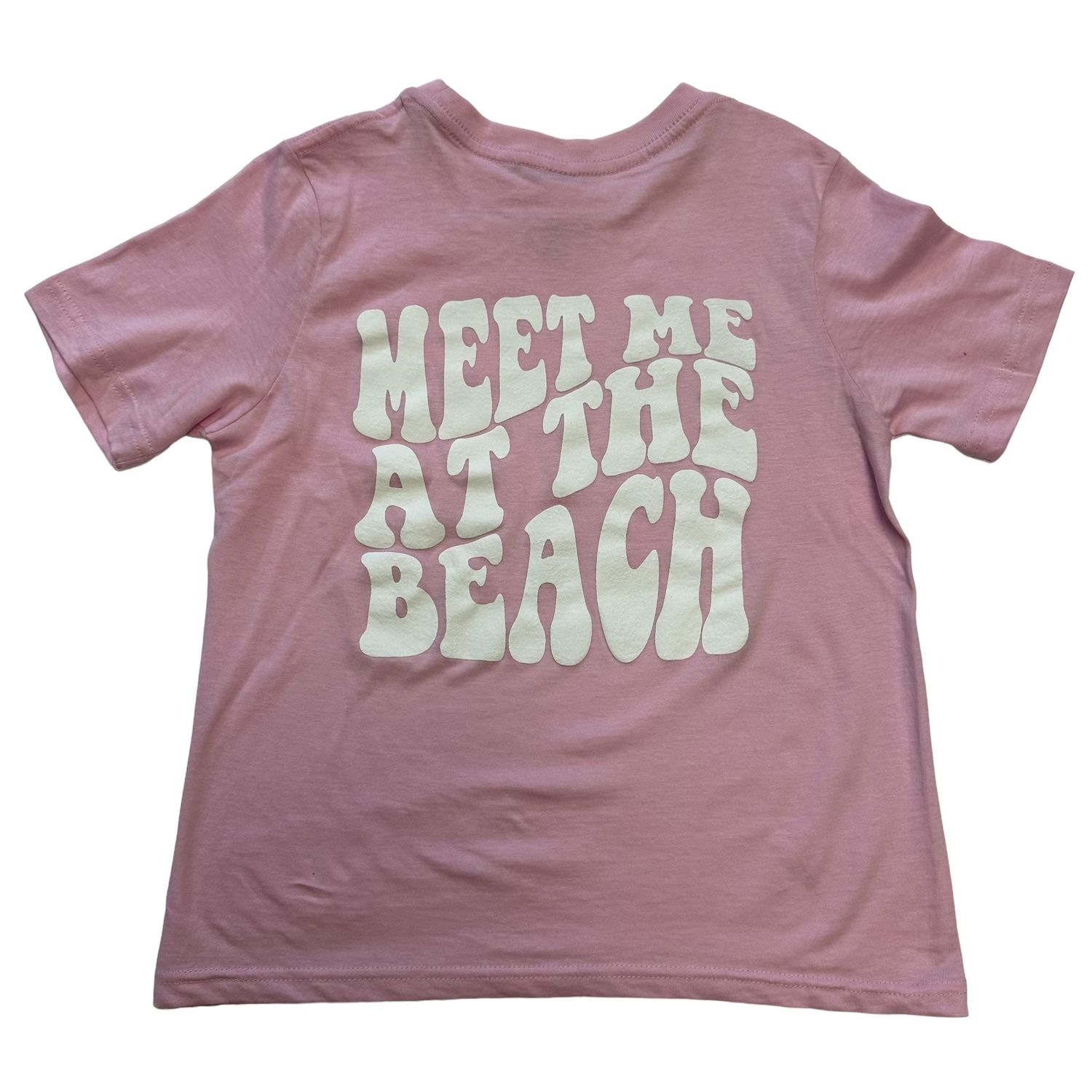 Meet Me At The Beach KIDS light pink tee