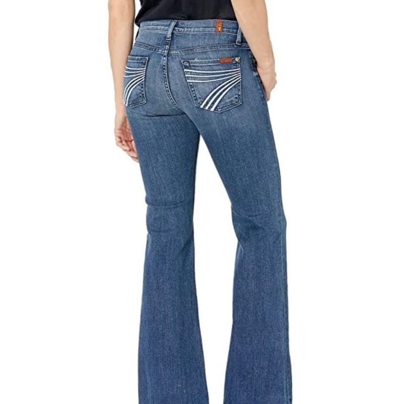 Seven For All Mankind Dojo Lake Blue Tailorless