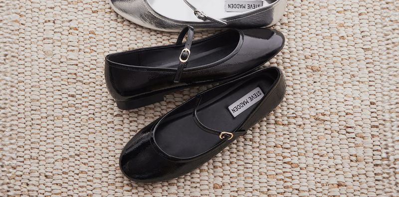 Steve Madden Danseur Black Patent