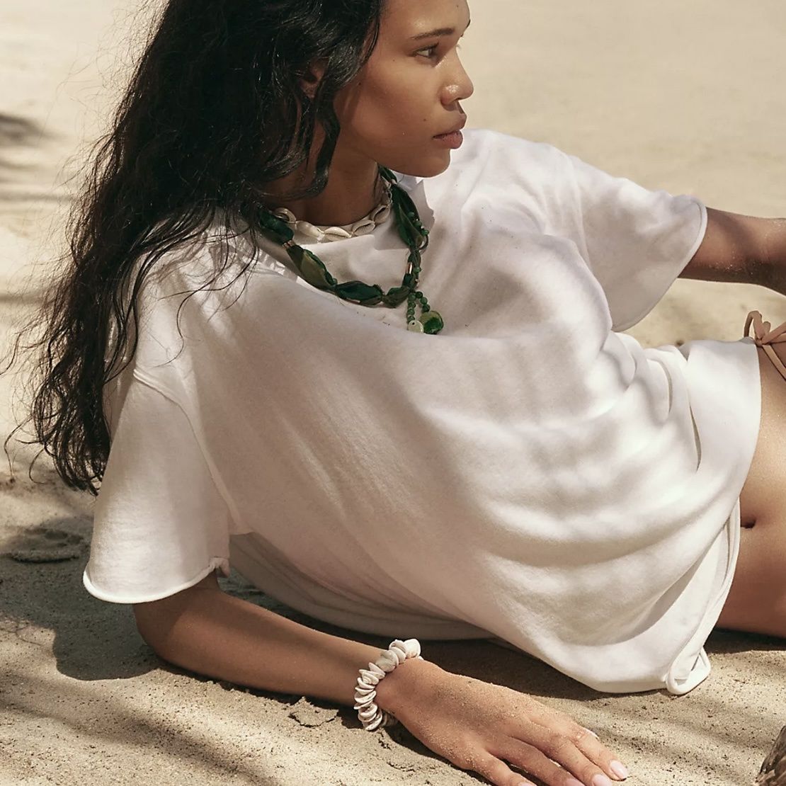 Free People Nina Tee Ivory