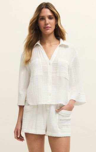 Z Supply HELENA SHIRT White, Size: XS