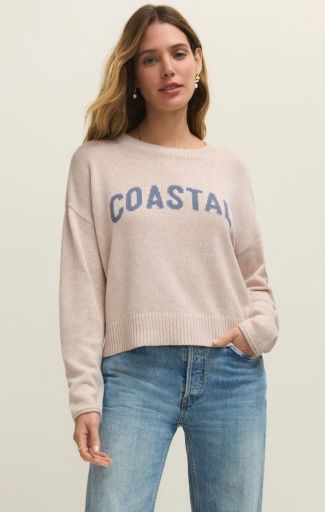 Z Supply SIENNA COASTAL SWEATER, Size: XS