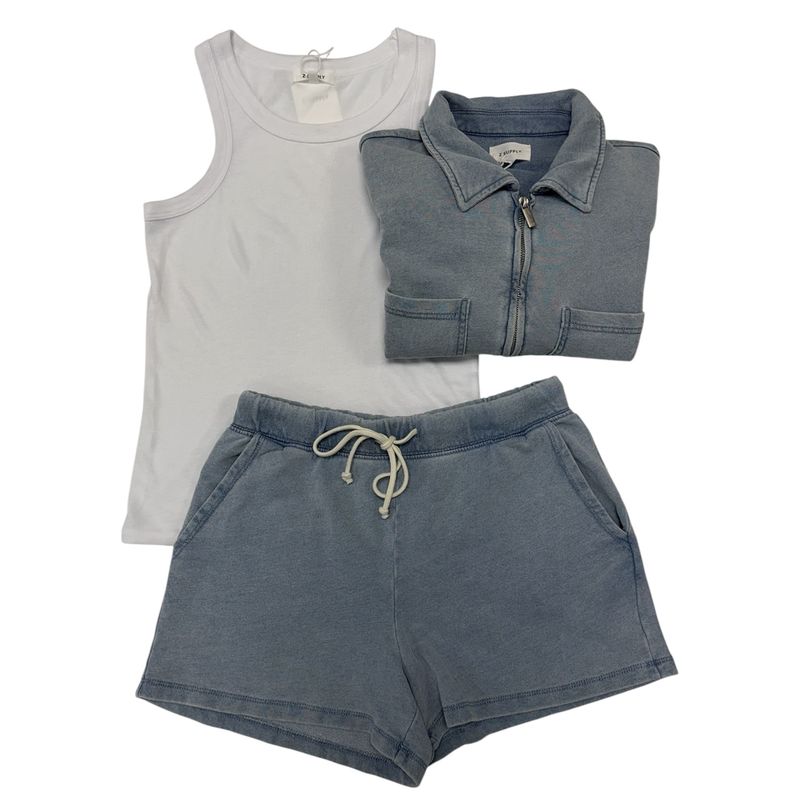 Z Supply HUNTER KNIT DENIM SHORT