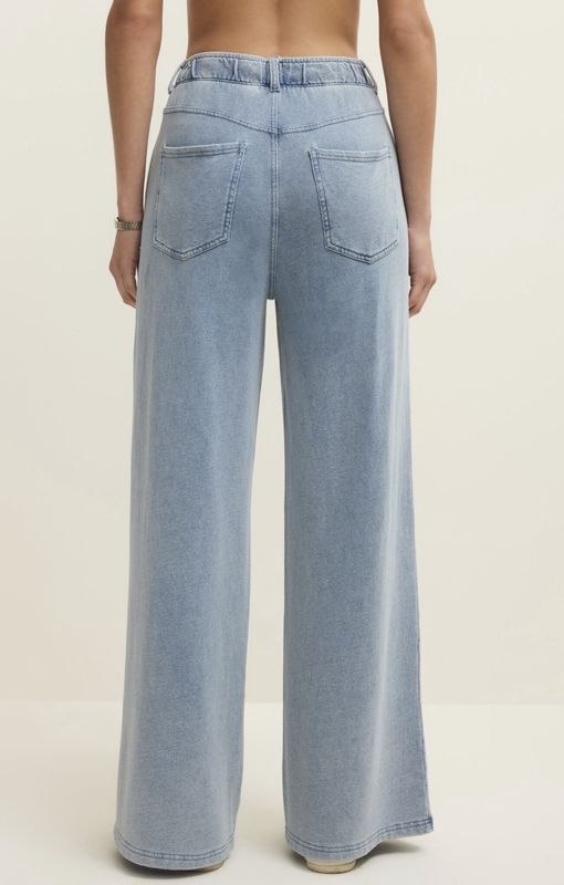 Z Supply Entourage Knit Denim Pant Ocean Air