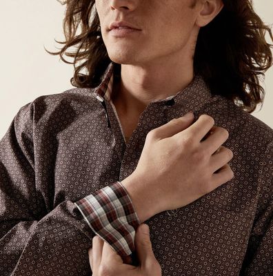 Ariat Arthur LS Shirt Brown