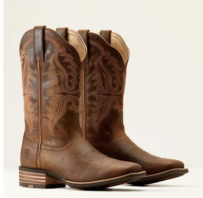 Ariat Olena Wide Square Toe Western Boot