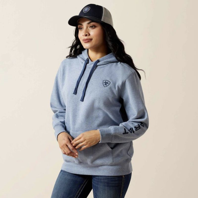 Ariat Logo 2.0 Hoodie Indigo Heather