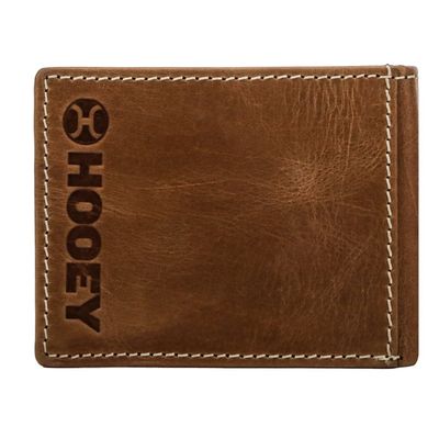 HOOEY "TONKAWA" BIFOLD TAN W/TURQUOISE AZTEC