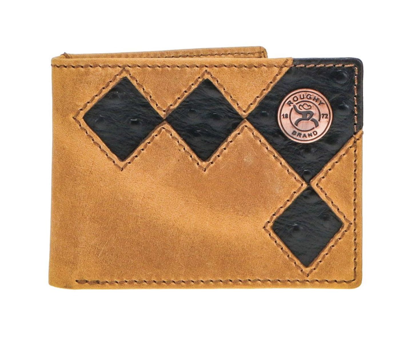 HOOEY SHILOH ROUGHY FRONT POCKET BIFOLD WALLET