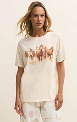 Z Supply HOWDY HORSES BOYFRIEND TEE