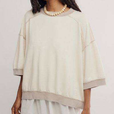 Free People Everything Pullover Cream