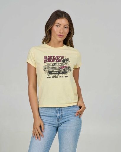 Salty Crew TRUCK STOP MODERN TEE Sun, Colour: SUNSHINE, Size: S