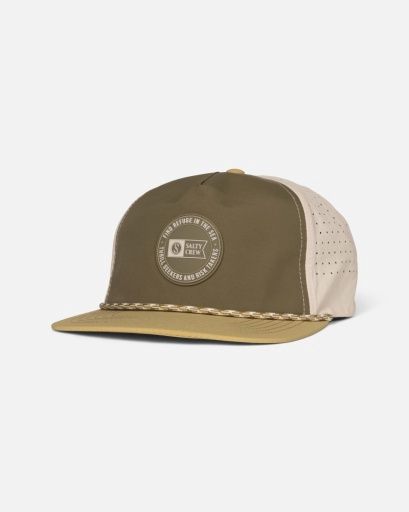 Salty Crew TOPSHOT SNAPBACK, Colour: OLIVE/GOLD