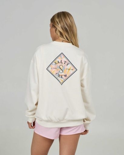 Salty Crew TIPPET CREW Off White, Colour: OFF WHITE, Size: S