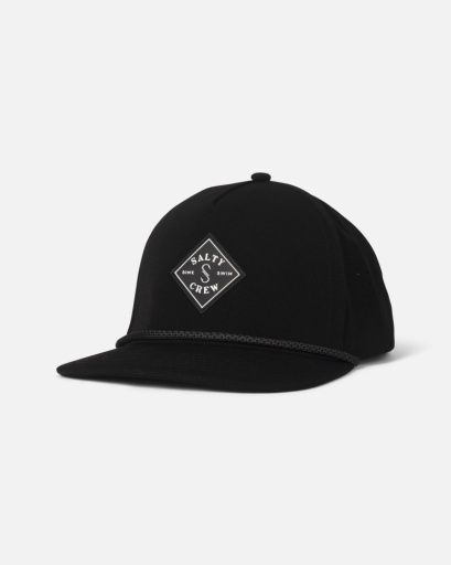 Salty Crew LONG RANGE SNAPBACK Black