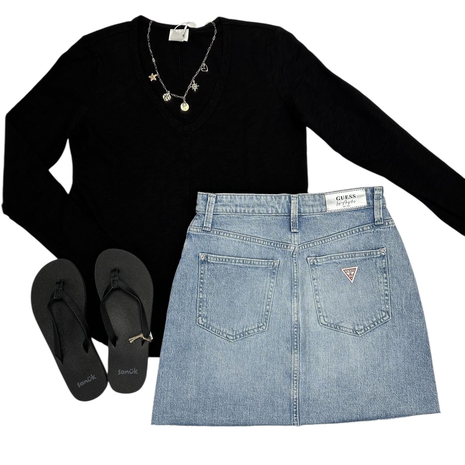 Bobi Center Sleeve Longsleeve Black