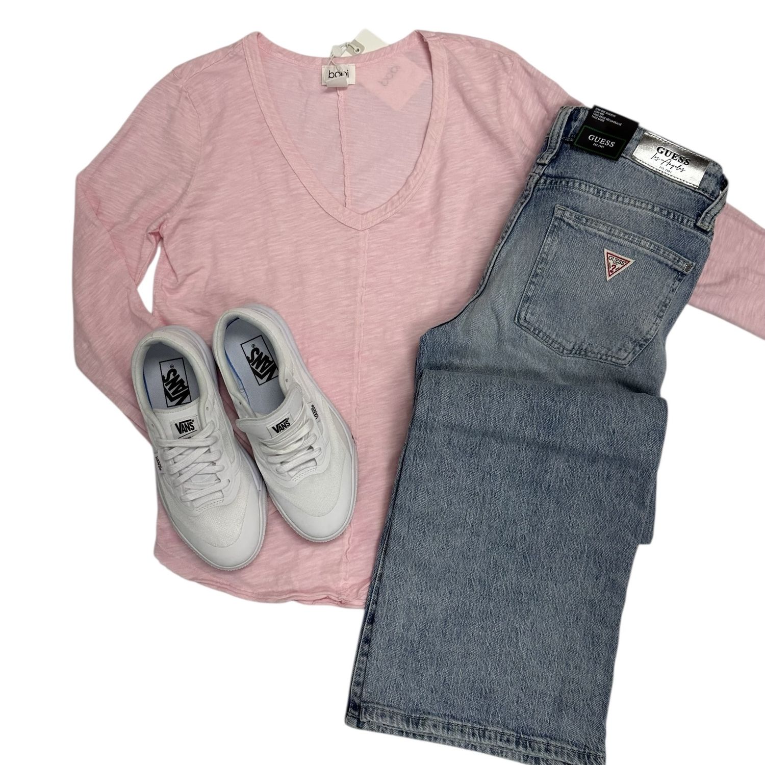 Bobi Center Sleeve Longsleeve Pink