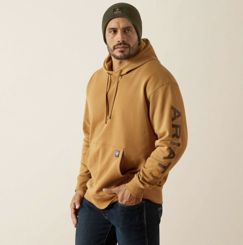 Ariat Rebar Graphic Hoodie Dijon
