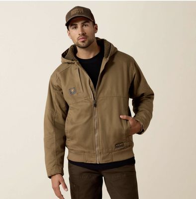 Ariat Rebar DuraCanvas Jacket Field Khaki