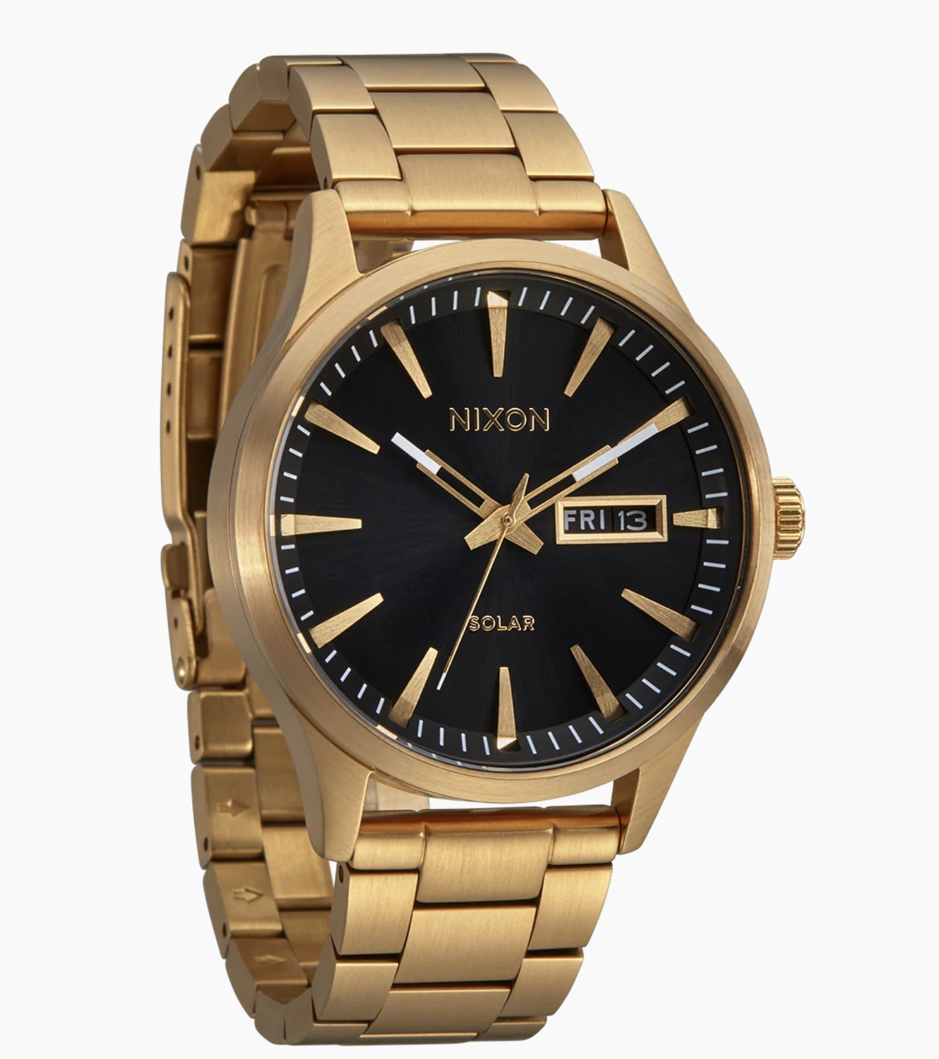 Nixon Sentry Solar Gold SS