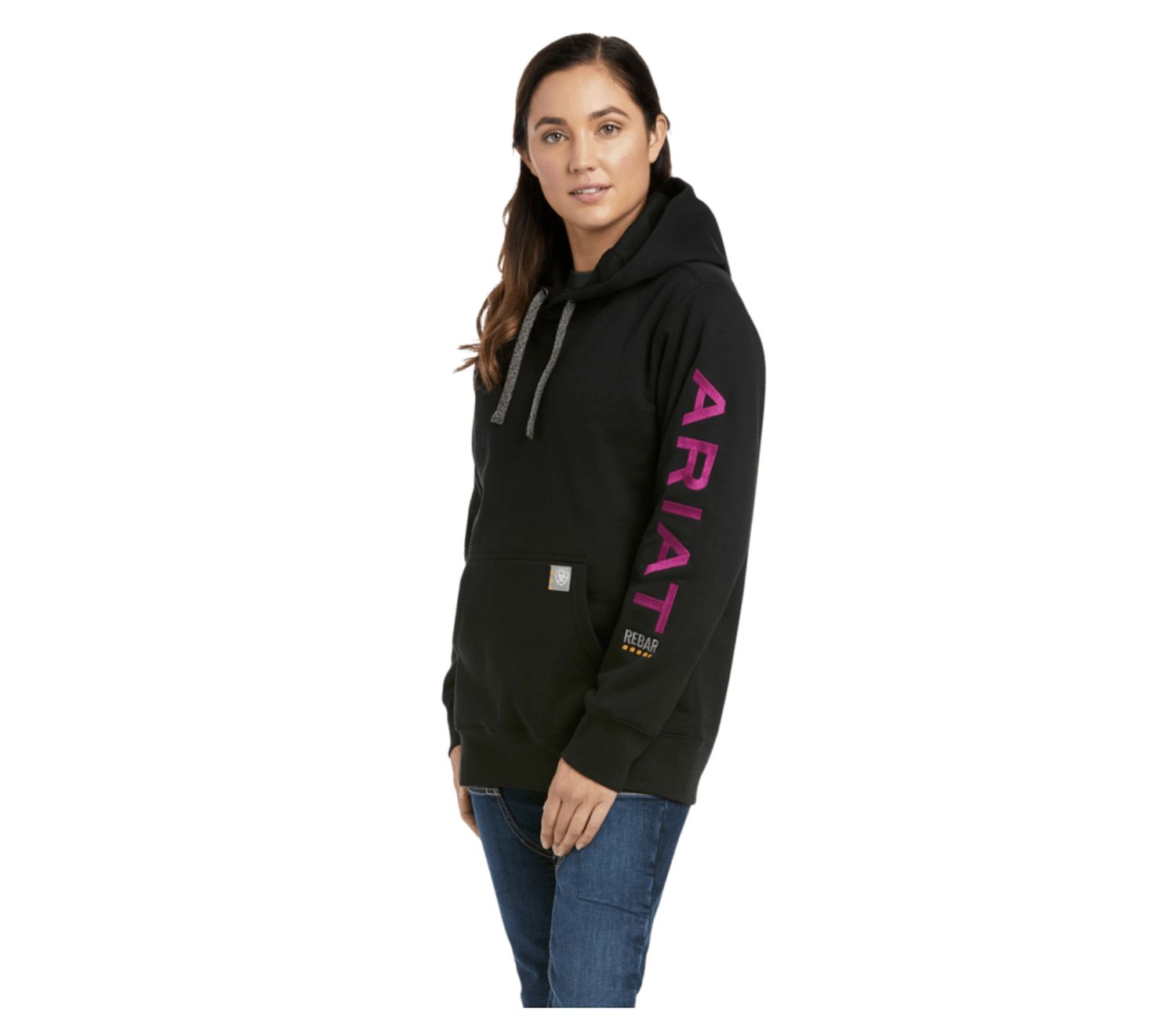 Ariat WMS Rebar Graphic Hoodie Black Purple