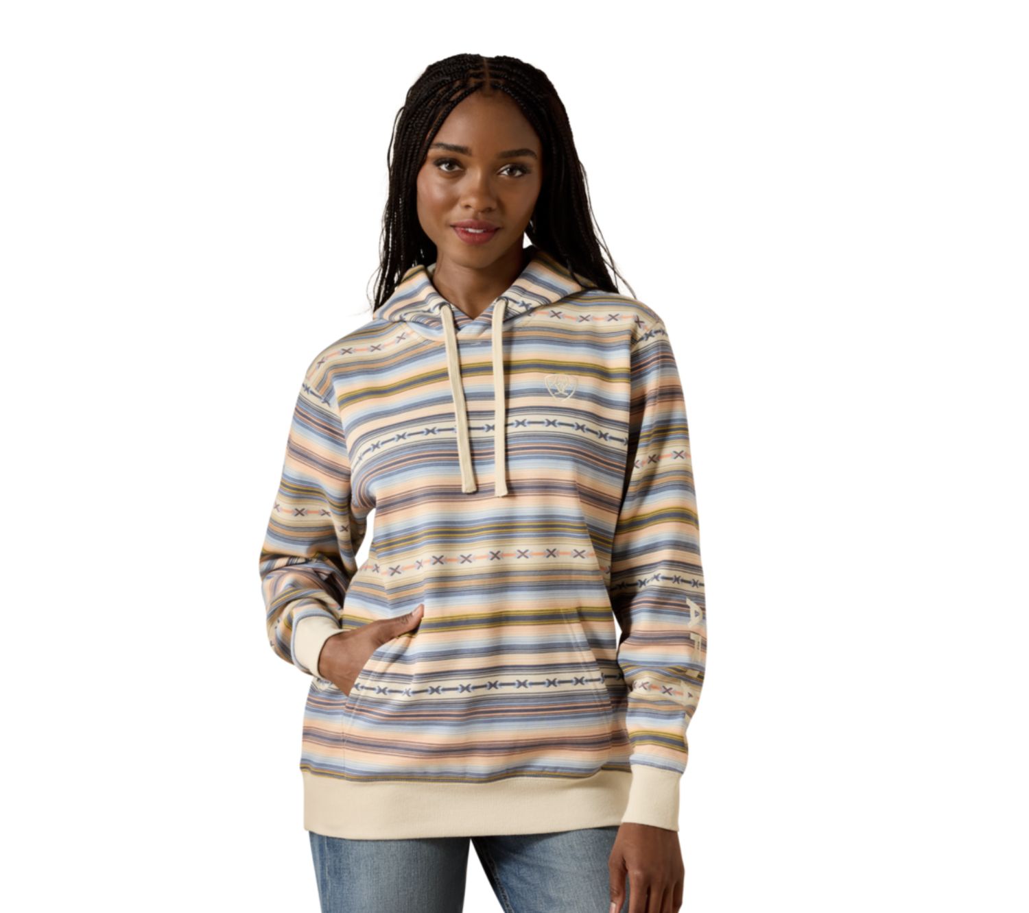 Ariat Logo 2.0 Hoodie MULTICOLOR SERAPE