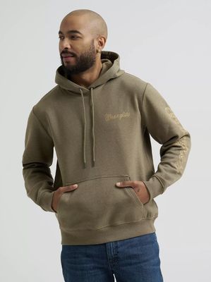 WRANGLER® ROPE LOGO HOODIE Burnt Olive
