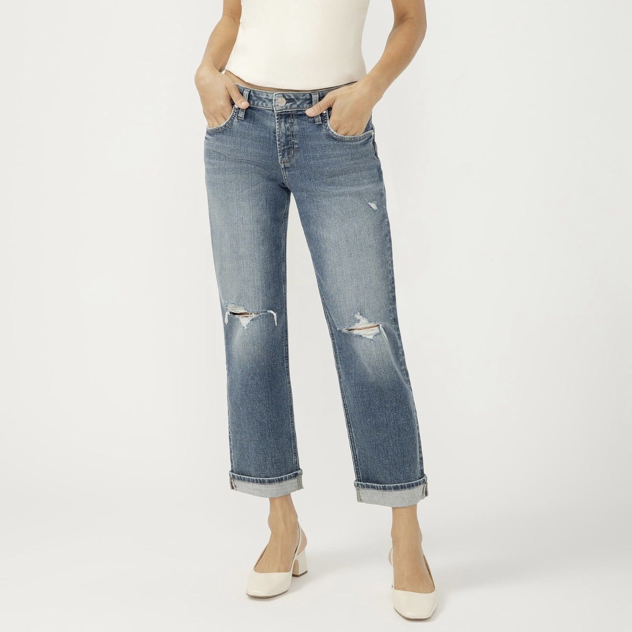 Silver Jeans Chelsea Boyfriend