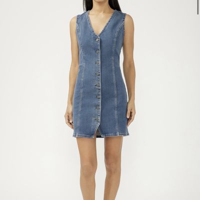 Silver Jeans Mini Dress