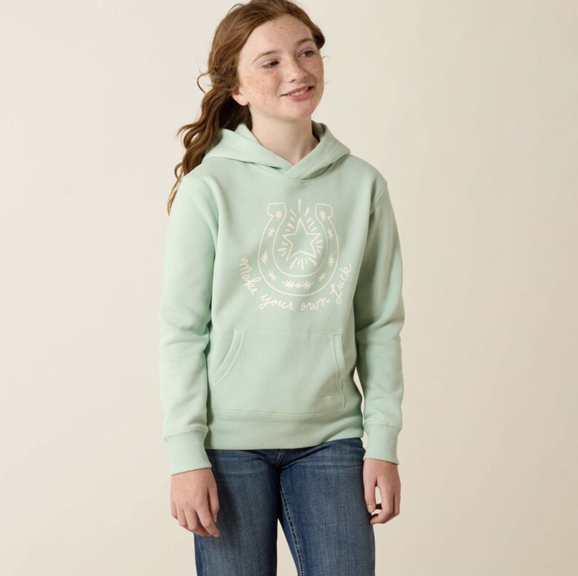 Ariat Make Your Own Luck Hoodie Silt Green
