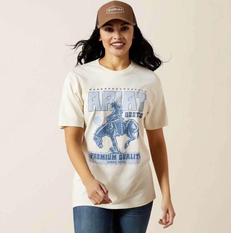 Ariat Retro Block Poster T-Shirt Tronado