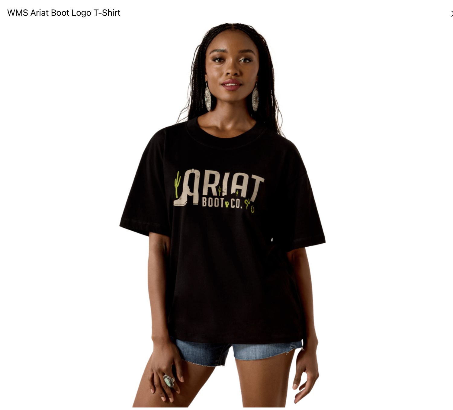 Ariat Boot Logo T-Shirt Black