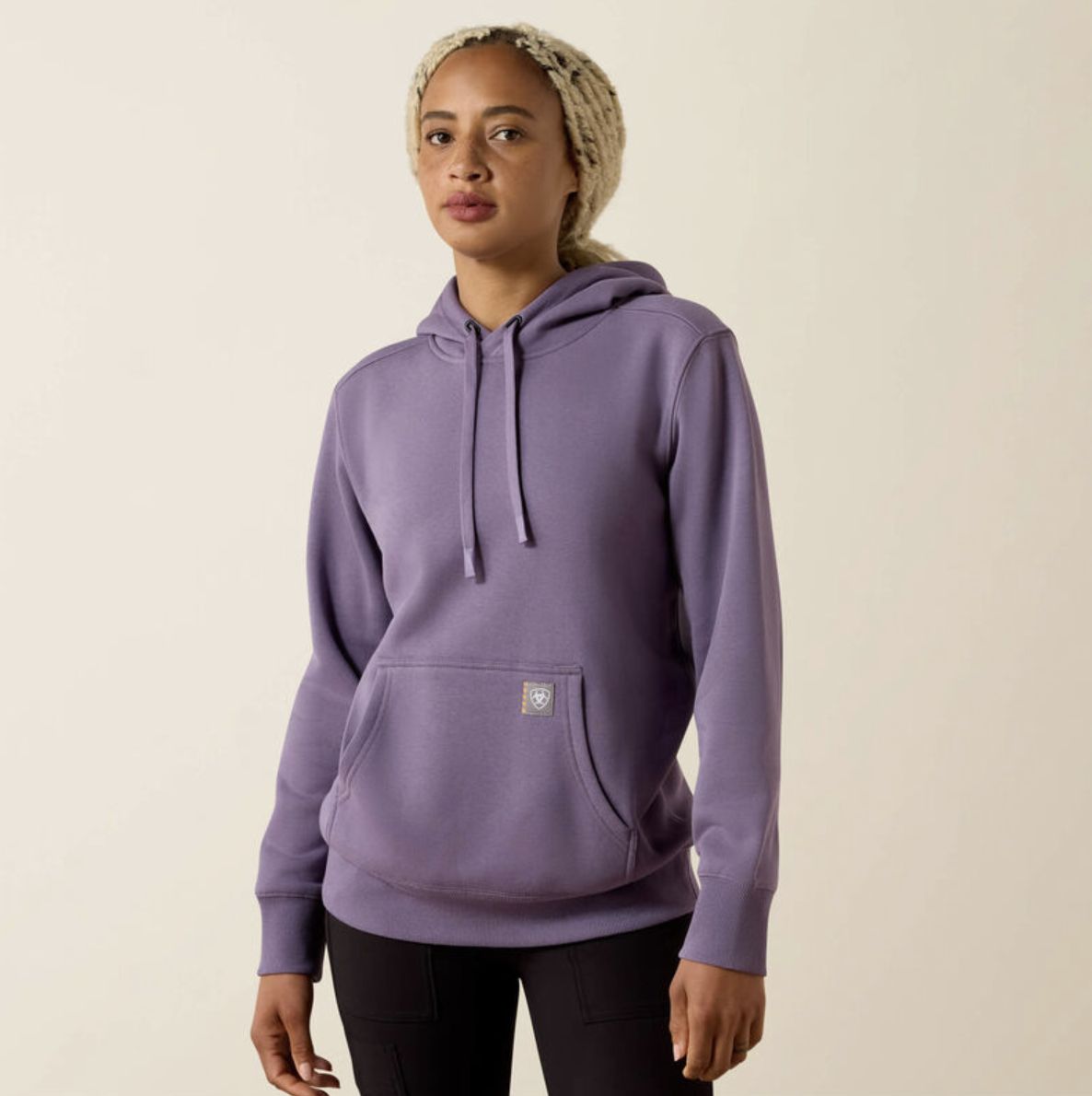 Ariat Rebar Lightweight Graphic Hoodie Mulled Grape