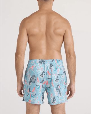 SAXX Oh Buoy 2N1 Stretch Swim Trunk 5" with liner Blue Tide