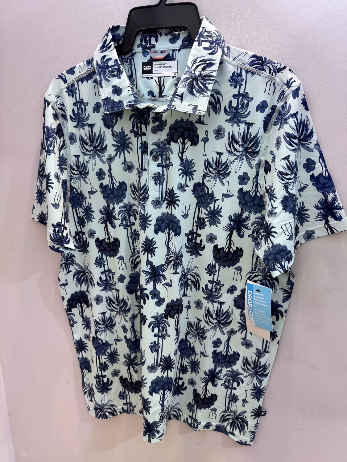 SAXX DropTemp® All Day Cooling UPF Performance Polo PTM