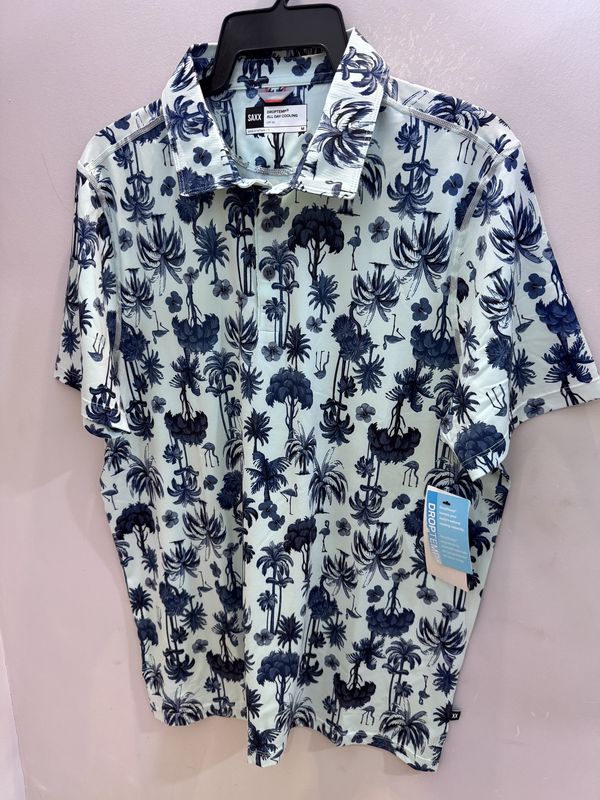 SAXX DropTemp® All Day Cooling UPF Performance Polo PTM